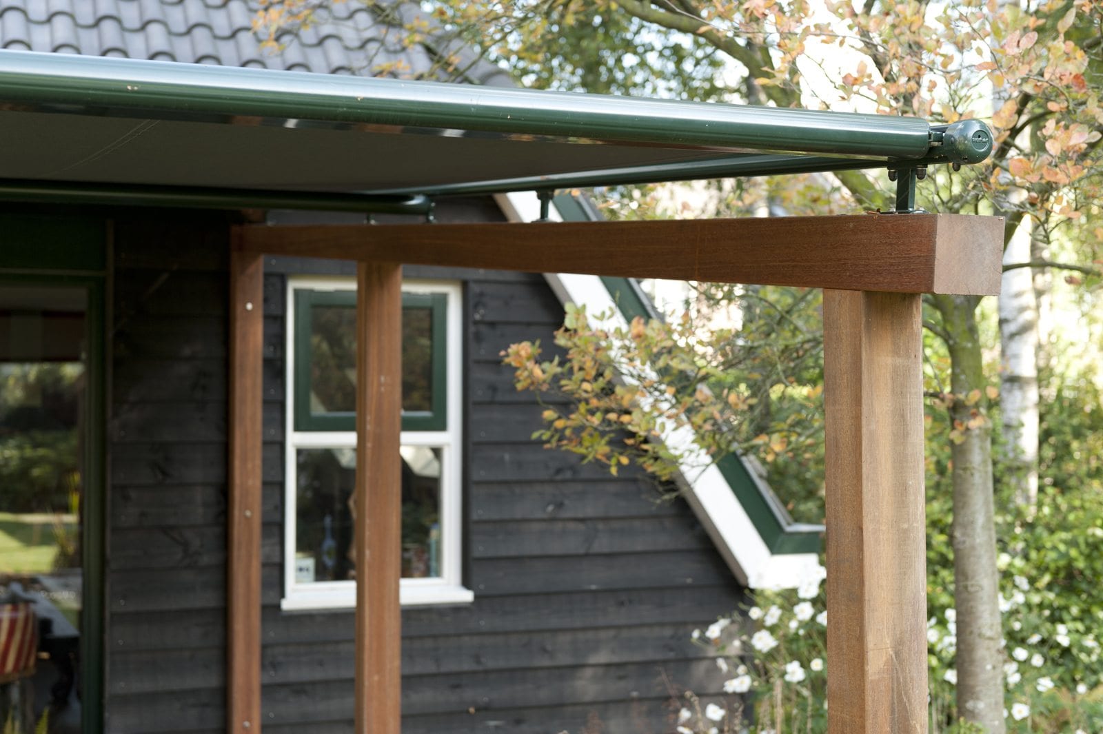 Houten overkapping